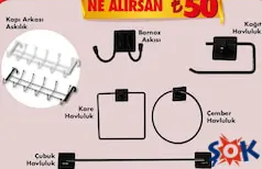 KAPI ARKASI ASKILIK/BORNOZ ASKISI/KAĞIT HAVLULUK/KARE/ÇEMBER/ÇUBUK HAVLULUK fiyat ve kampanya bilgisi